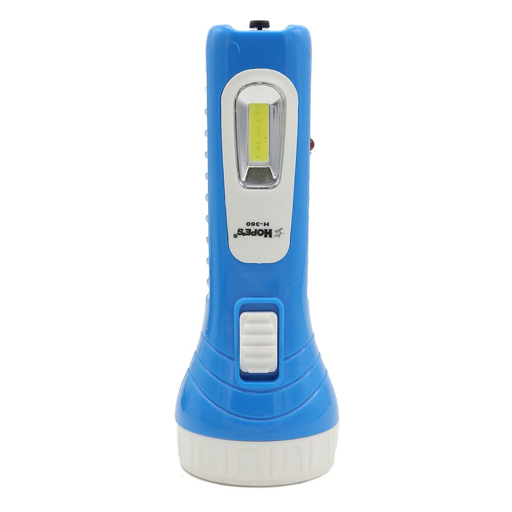 Hopes 2 LED Torch H-360 - Blue, Home & Lifestyle, Emergency Lights & Torch, Chase Value, Chase Value
