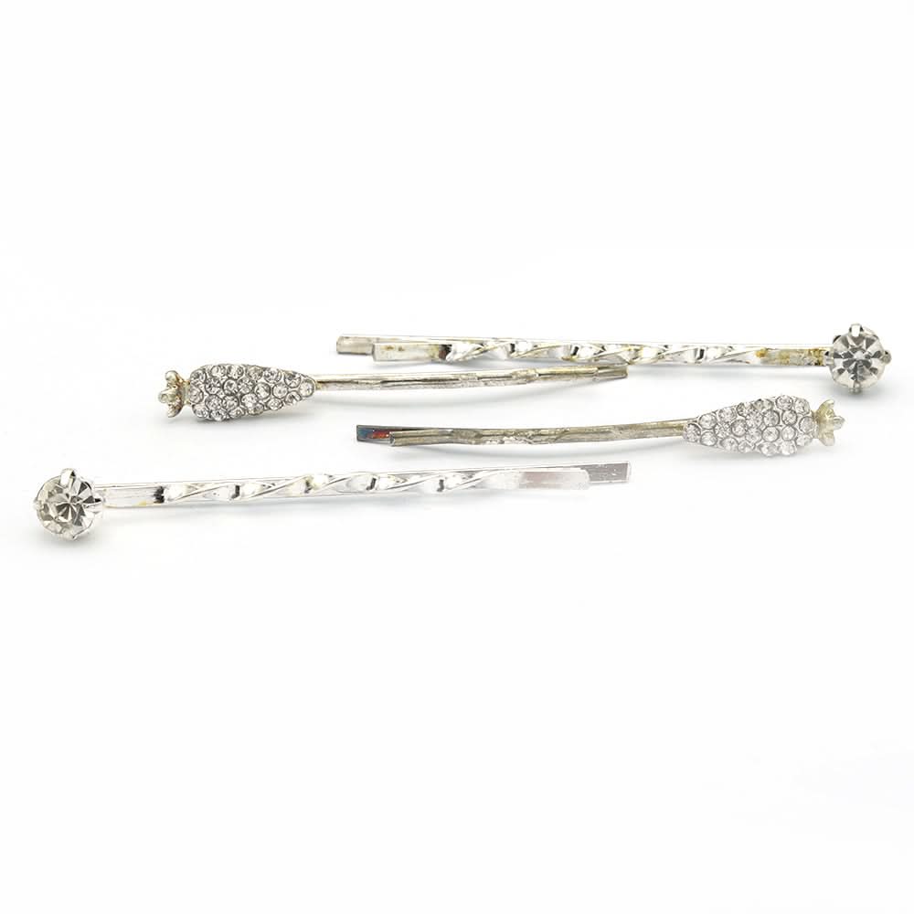 Hair Pin & Clip (AY-1) - Silver, Women, Hair And Head Jewellery, Chase Value, Chase Value