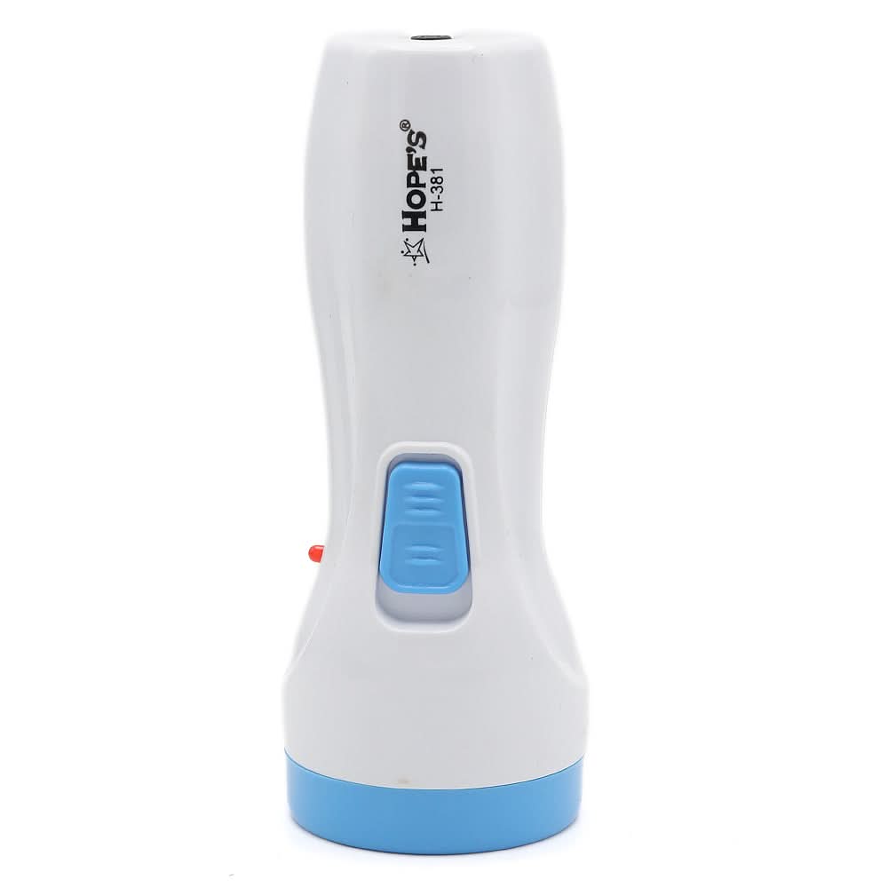 Hopes 1 LED Torch H-381 - Blue, Home & Lifestyle, Emergency Lights & Torch, Chase Value, Chase Value