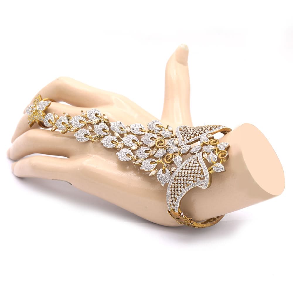Women's AD Fancy Anja Braclet - C - Golden, Women, Bangles & Bracelets, Chase Value, Chase Value