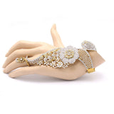 Women's AD Fancy Anja Bracelet - A - Golden, Women, Bangles & Bracelets, Chase Value, Chase Value