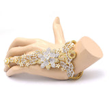 Women's AD Fancy Anja Braclet - D - Golden, Women, Bangles & Bracelets, Chase Value, Chase Value
