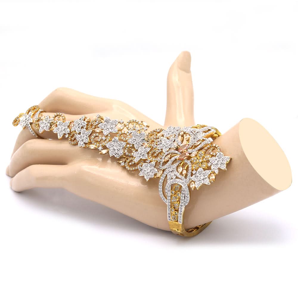 Women's AD Fancy Anja Braclet - B - Golden, Women, Bangles & Bracelets, Chase Value, Chase Value