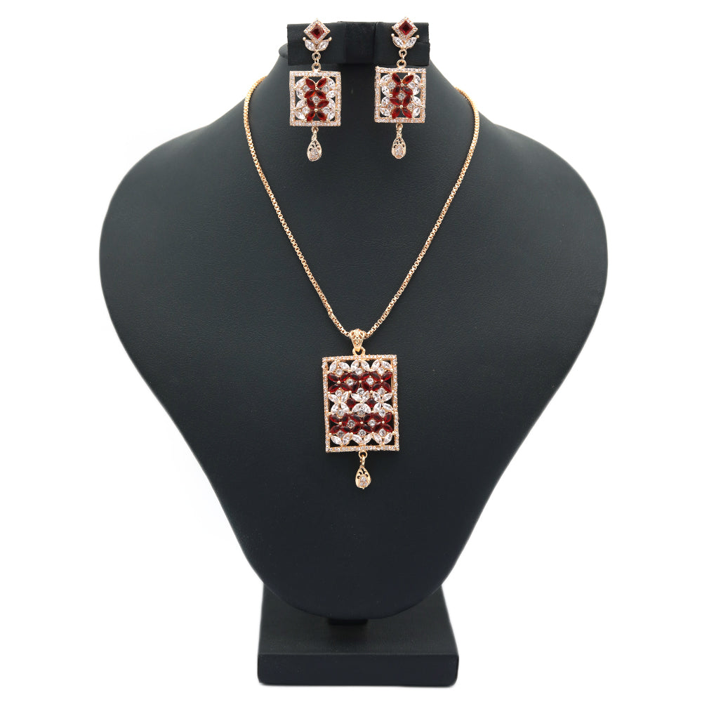 Women's Locket Set - B - Copper, Maroon, Women, Chains & Lockets, Chase Value, Chase Value