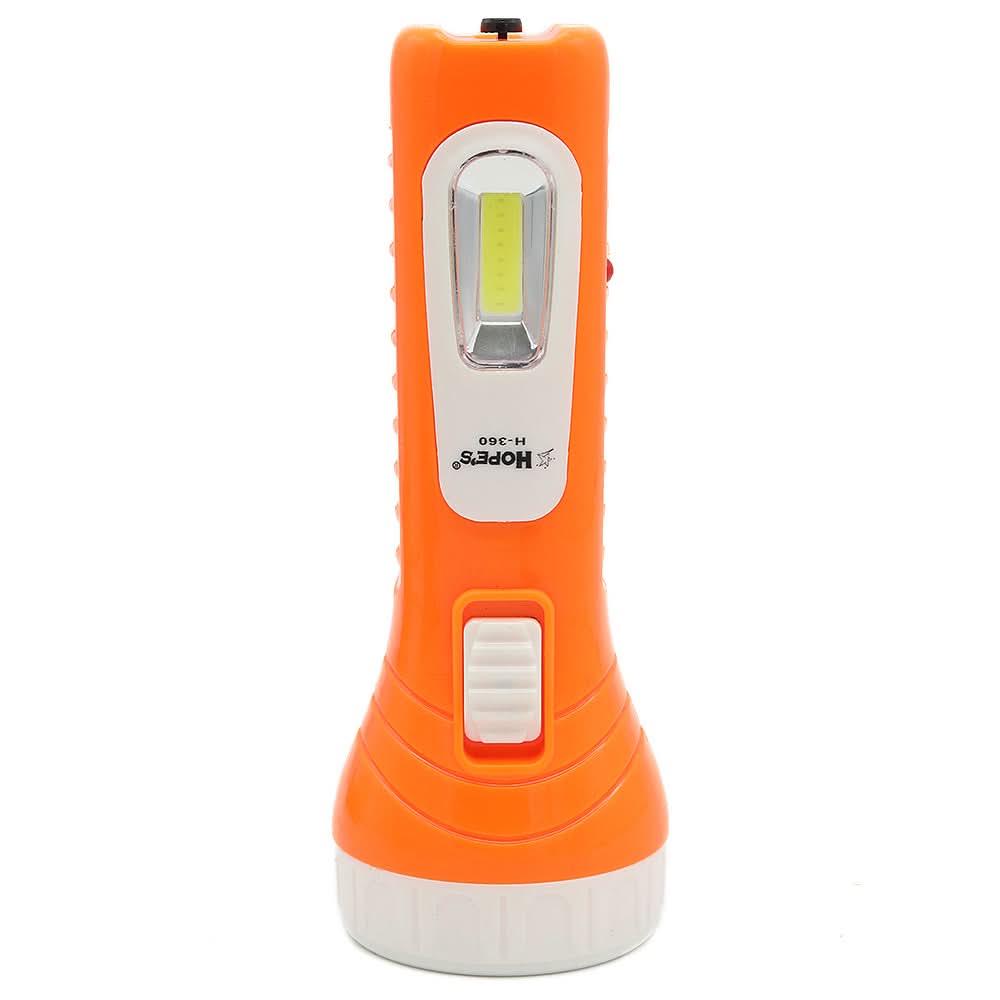 Hopes 2 LED Torch H-360 - Orange, Home & Lifestyle, Emergency Lights & Torch, Chase Value, Chase Value