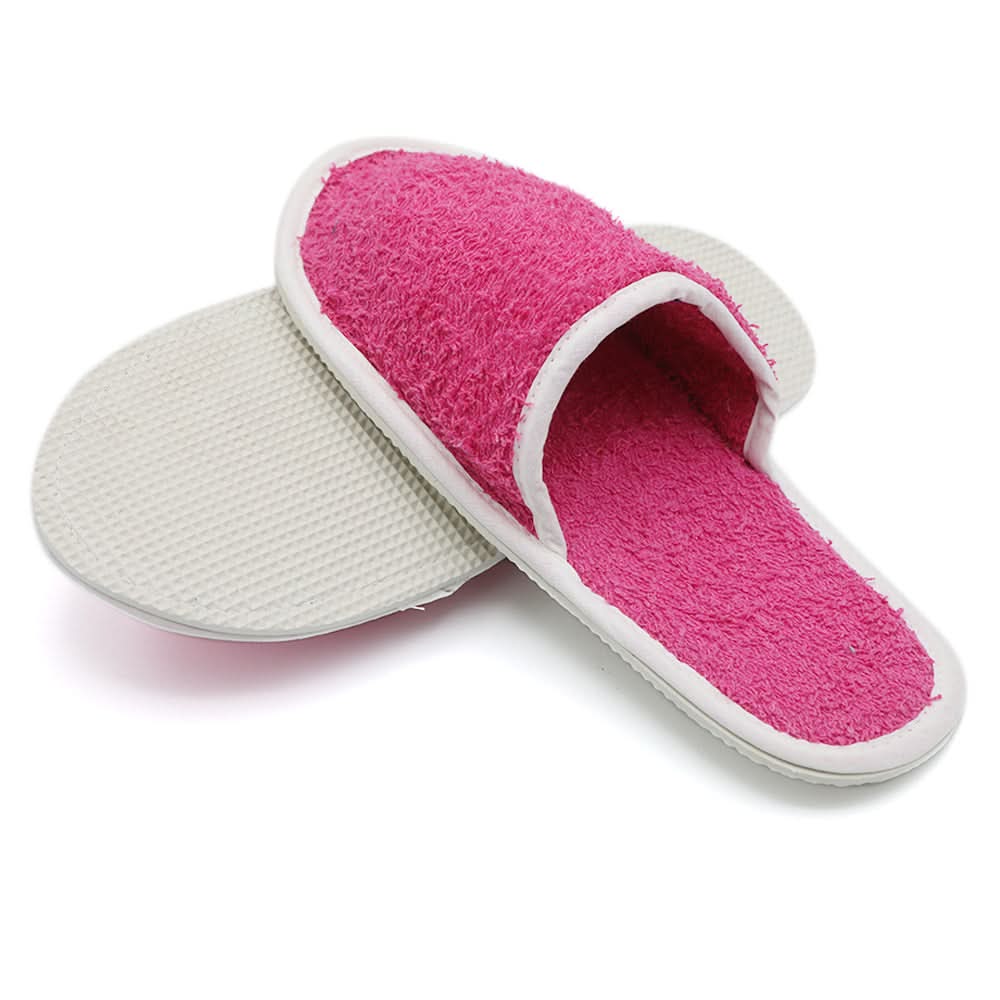 Bath Slippers - Dark Pink, Men, Women, Slippers, Chase Value, Chase Value