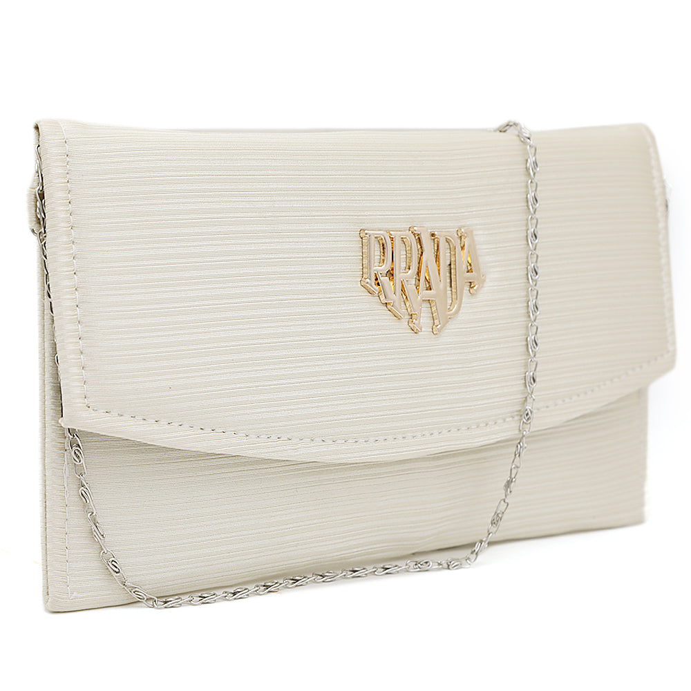 Women's Clutch - Off White, Women, Clutches, Chase Value, Chase Value