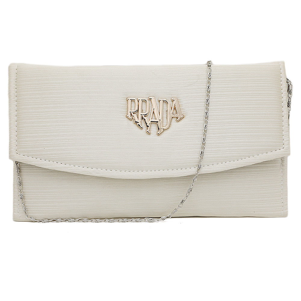 Women's Clutch - Off White, Women, Clutches, Chase Value, Chase Value