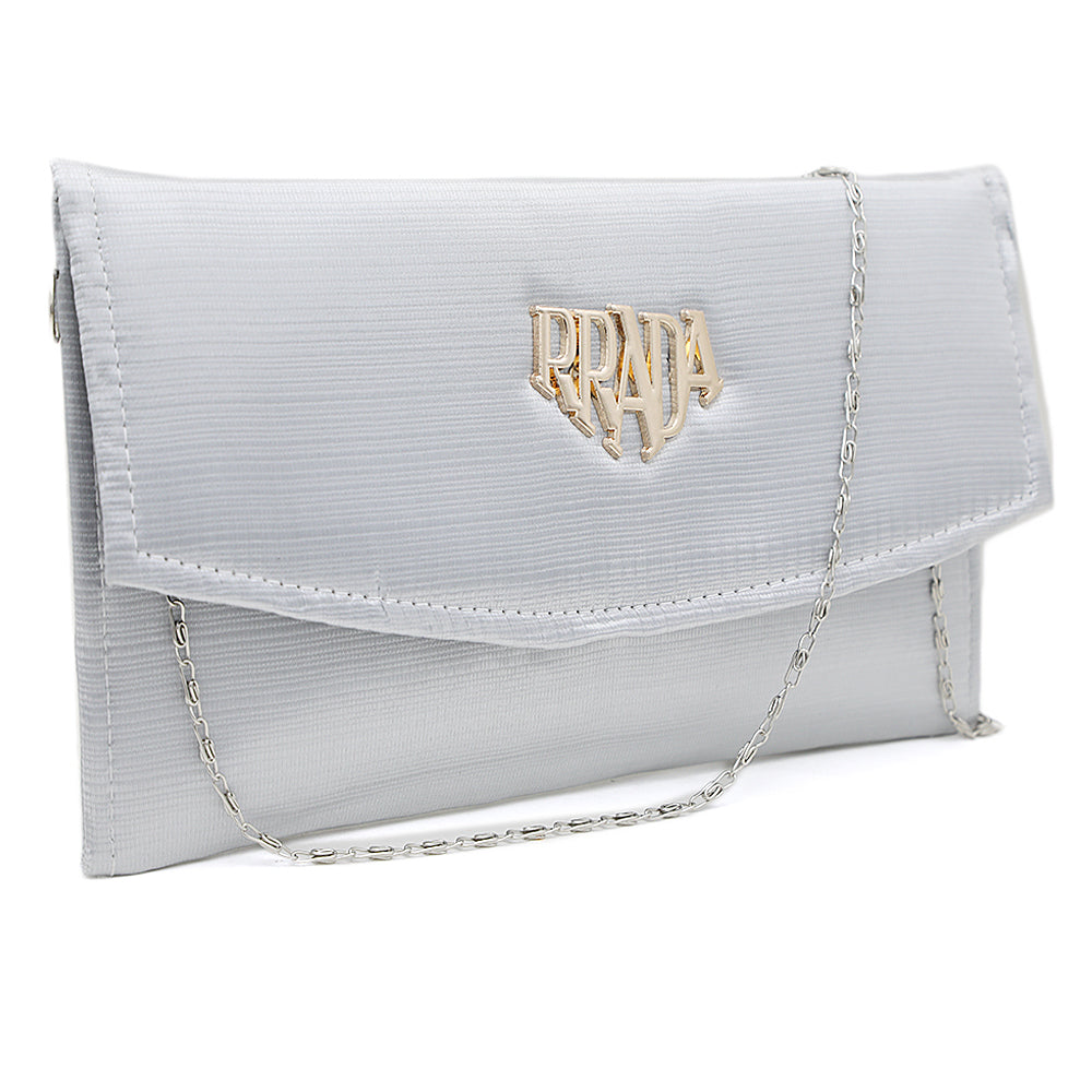 Women's Clutch - Silver, Women, Clutches, Chase Value, Chase Value
