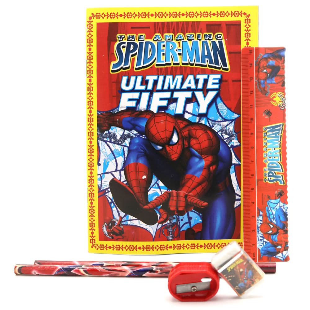 Stationery Set - Red, Kids, Pencil Boxes And Stationery Sets, Chase Value, Chase Value