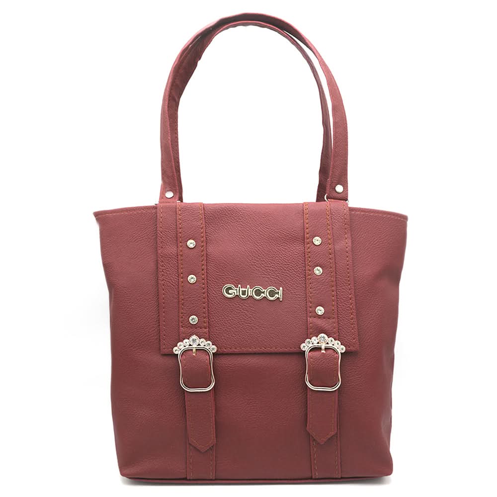 Women's Fancy Handbag 6897 - Maroon, Women, Bags, Chase Value, Chase Value