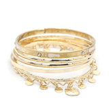 Women's Bangle - Golden, Women, Bangles & Bracelets, Chase Value, Chase Value