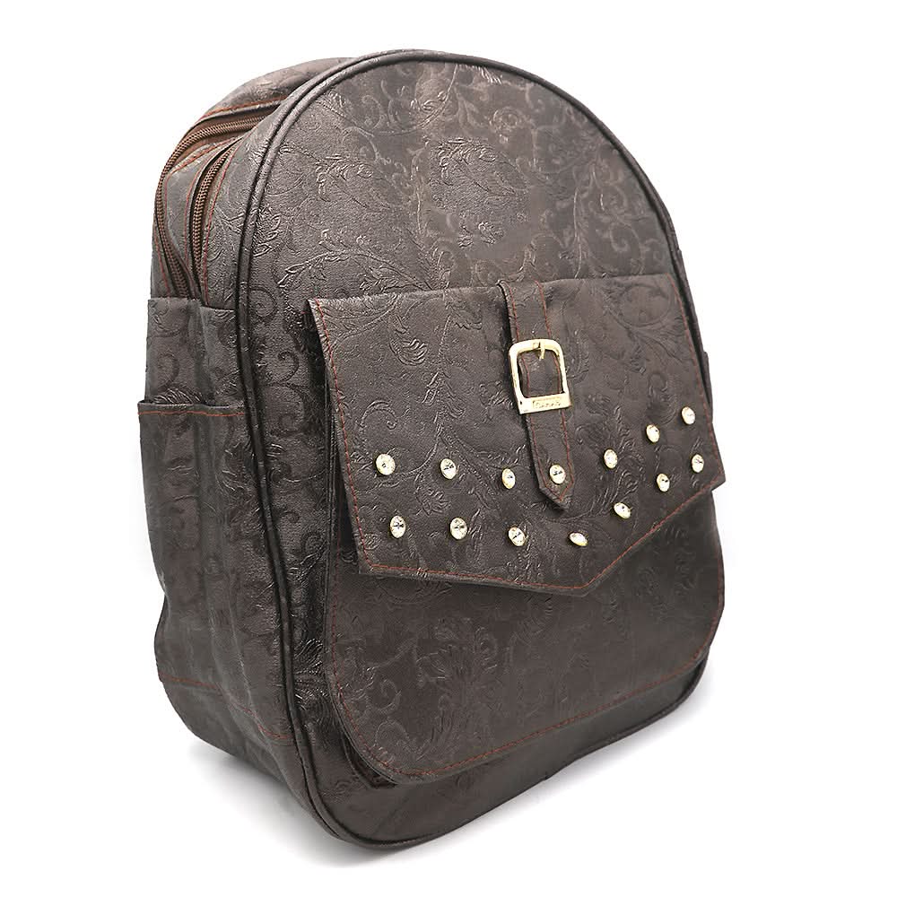 Women's Backpack 6559 - Coffee, Women, Bags, Chase Value, Chase Value