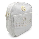 Women's Backpack 6559 - Silver, Women, Bags, Chase Value, Chase Value