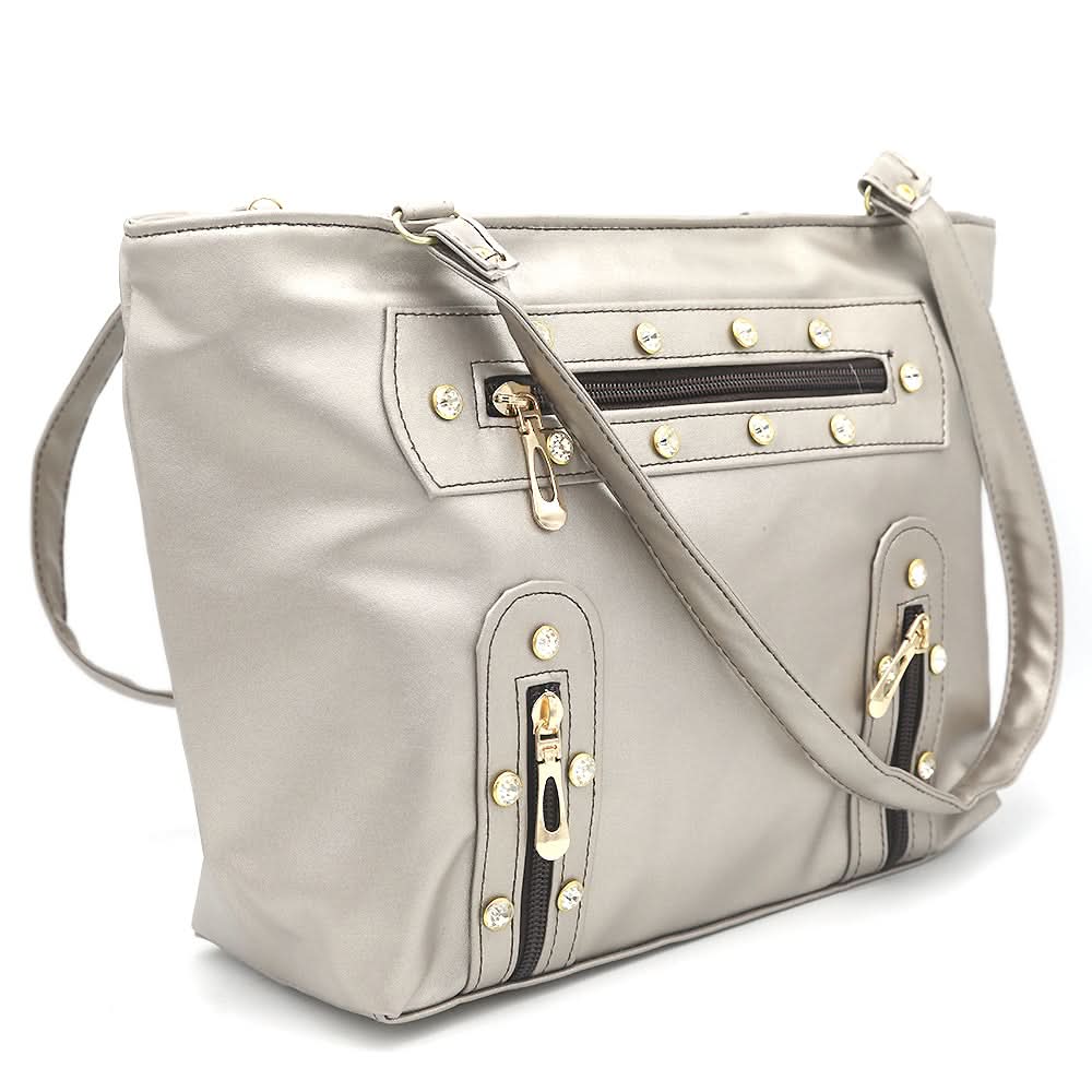 Women's Handbag 7651 - Golden, Women, Bags, Chase Value, Chase Value