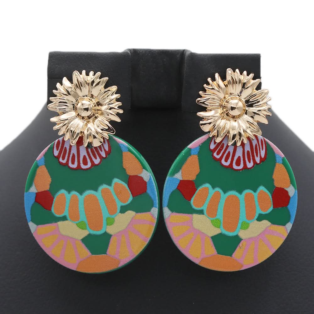 Fancy Earing - Green, Women, Earrings & Tops, Chase Value, Chase Value