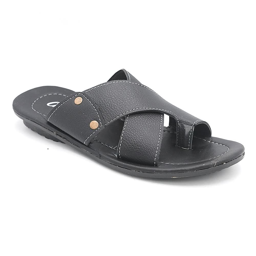 Men's Slippers C24 - Black, Men, Slippers, Chase Value, Chase Value
