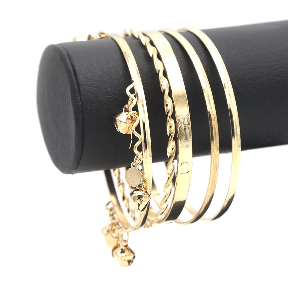 Women's Bangle - Golden, Women, Bangles & Bracelets, Chase Value, Chase Value