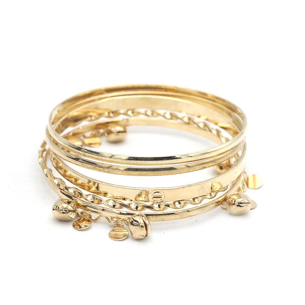 Women's Bangle - Golden, Women, Bangles & Bracelets, Chase Value, Chase Value
