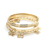 Women's Bangle - Golden, Women, Bangles & Bracelets, Chase Value, Chase Value