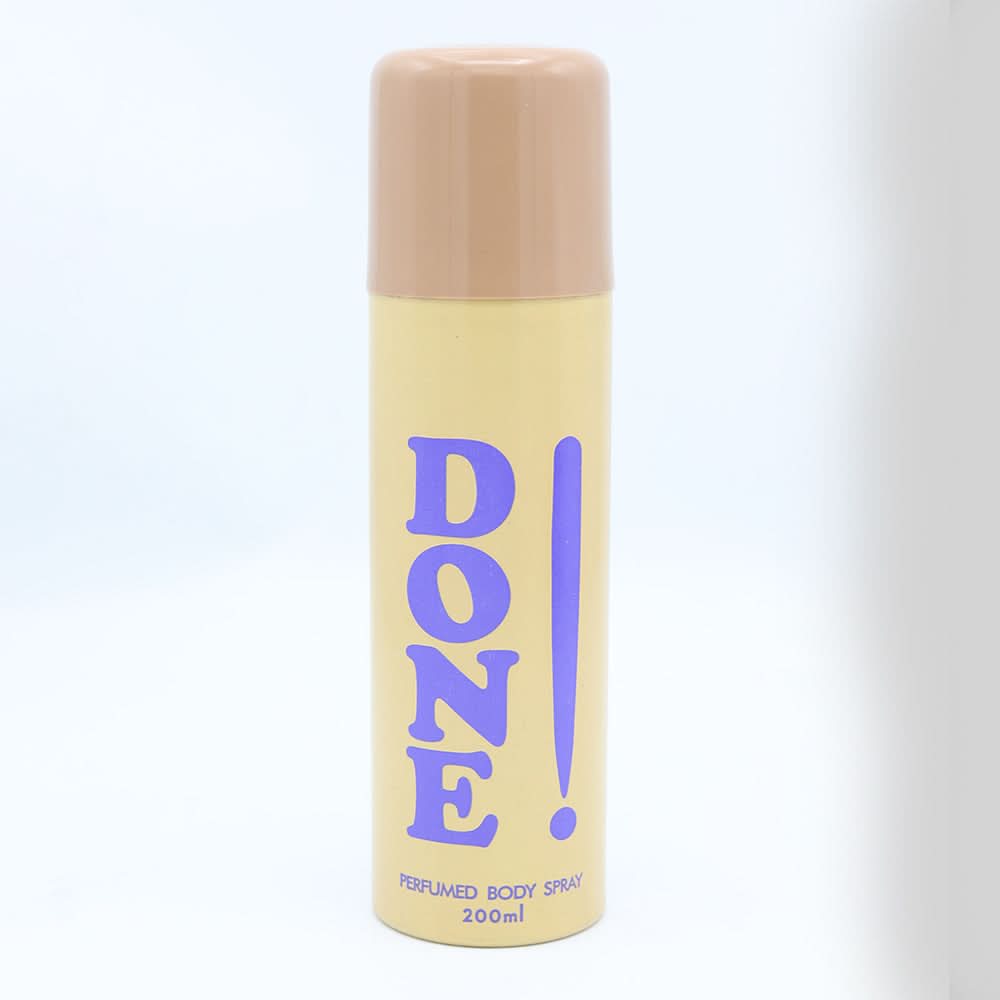 Done Body Spray 200ml For Men, Beauty & Personal Care, Men Body Spray And Mist, Chase Value, Chase Value