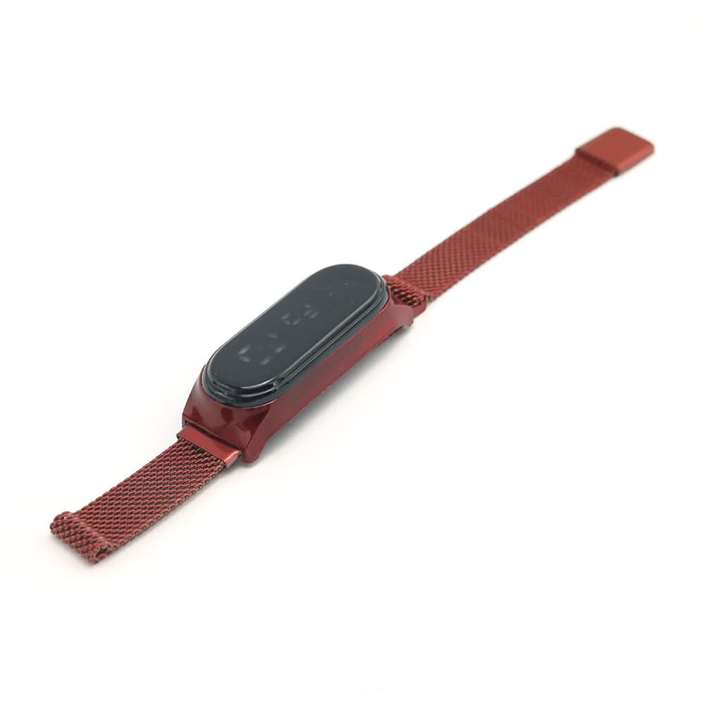 Women's Watch Magnet LED - Maroon, Women, Watches, Chase Value, Chase Value