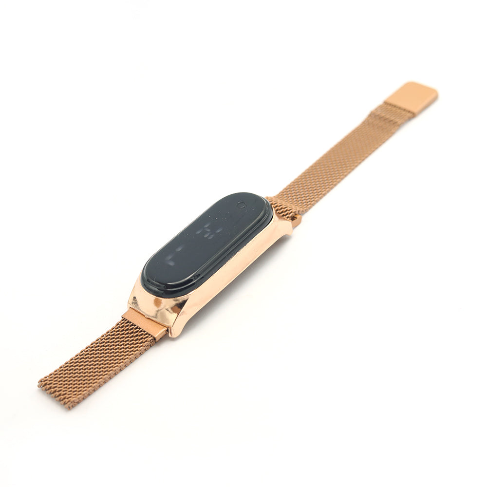 Women's Watch Magnet LED - Golden, Women, Watches, Chase Value, Chase Value