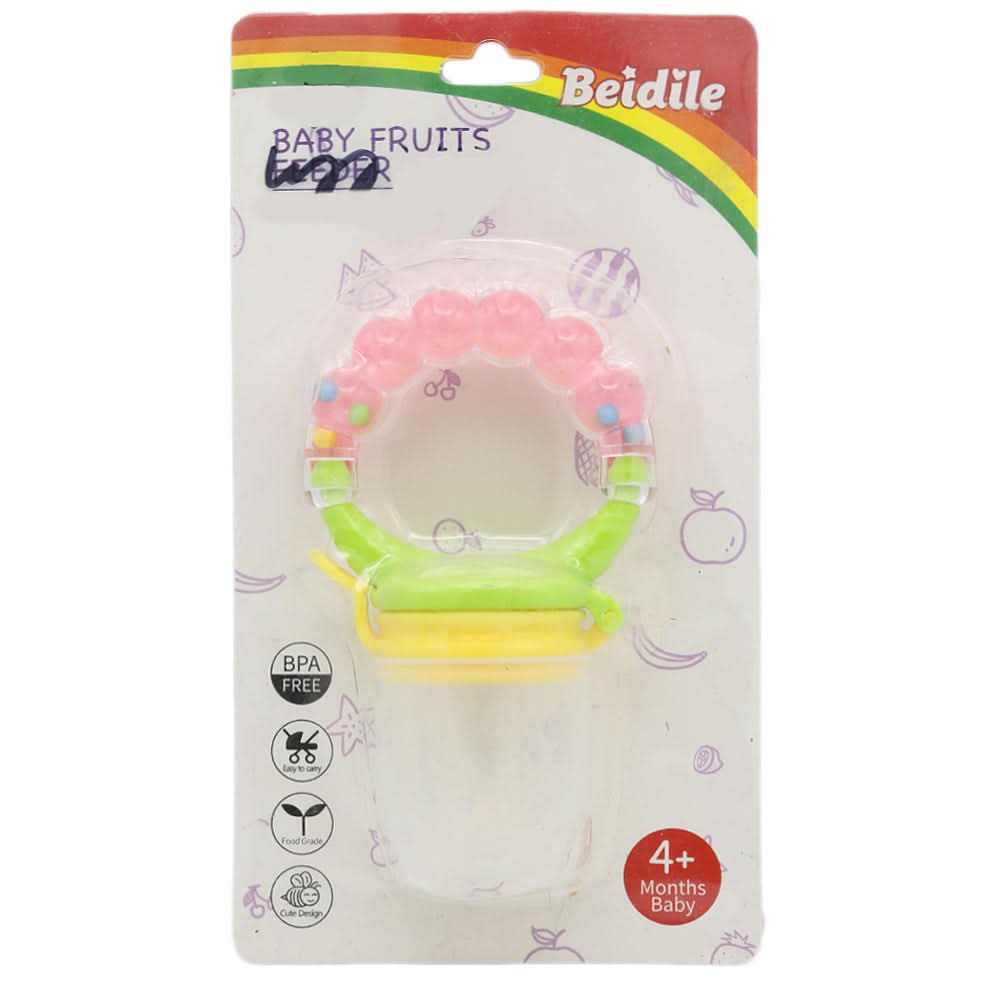 Beidile Fruit Feeder Rattles - Pink, Kids, Feeding Supplies, Chase Value, Chase Value