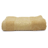 Embossed Flower Bath Towel - Golden Brown, Home & Lifestyle, Bath Towels, Chase Value, Chase Value