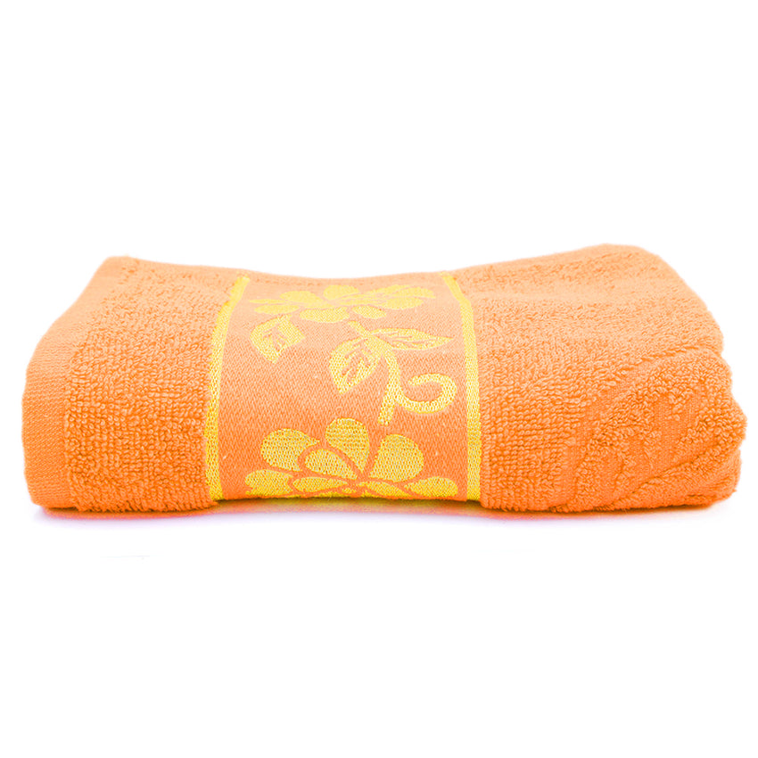 Embossed Flower Bath Towel - Coral, Bath Towels, Chase Value, Chase Value