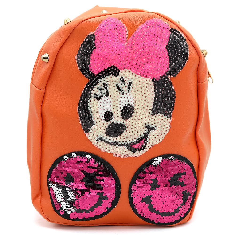 Girls Backpack 7572F - Orange, Kids, School And Laptop Bags, Chase Value, Chase Value