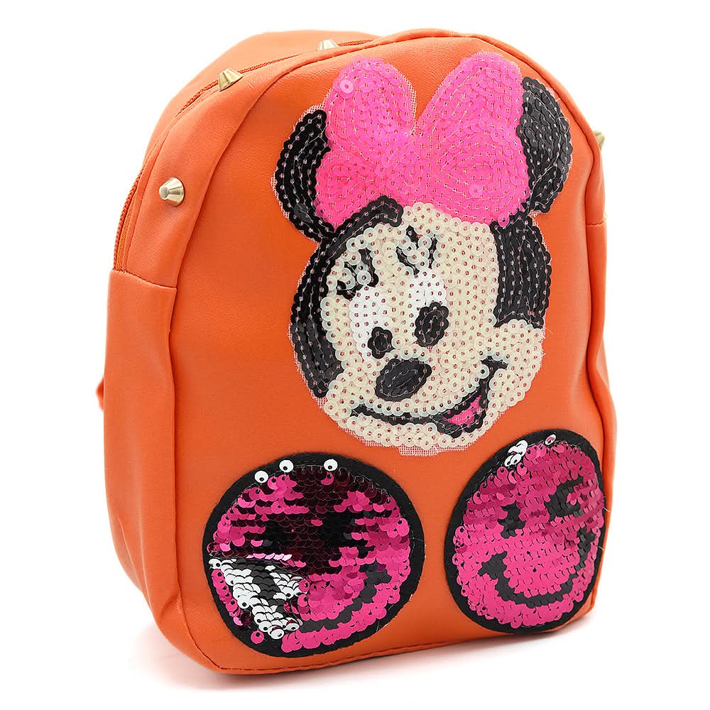 Girls Backpack 7572F - Orange, Kids, School And Laptop Bags, Chase Value, Chase Value