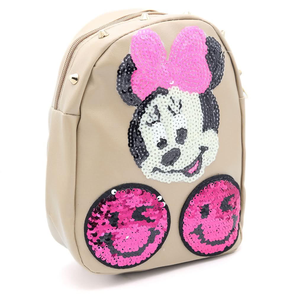 Girls Backpack 7572F - Brown, Kids, School And Laptop Bags, Chase Value, Chase Value