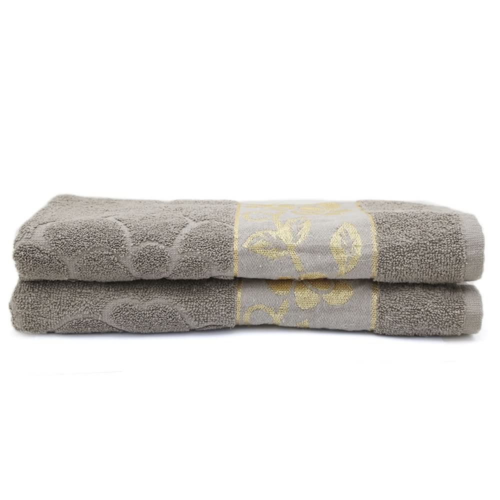 Embossed Flower Bath Towel - Light Brown, Home & Lifestyle, Bath Towels, Chase Value, Chase Value