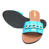 Women's Slipper 201 - Cyan, Women, Slippers, Chase Value, Chase Value