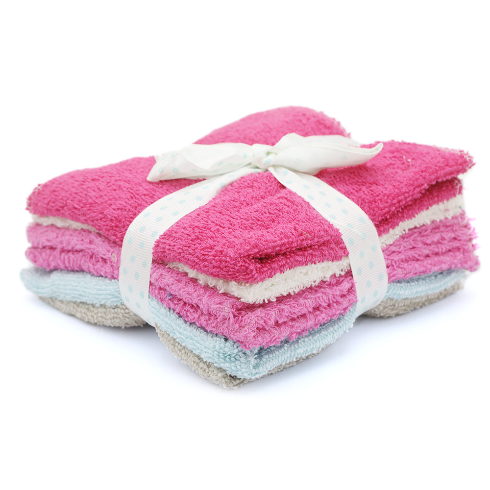 Terry Towel Cotton Overlock 12X12 Pack Of 6 - Multi, Home & Lifestyle, Bath Towels, Chase Value, Chase Value