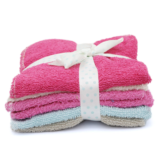 Terry Towel Cotton Overlock 12X12 Pack Of 6 - Multi, Home & Lifestyle, Bath Towels, Chase Value, Chase Value