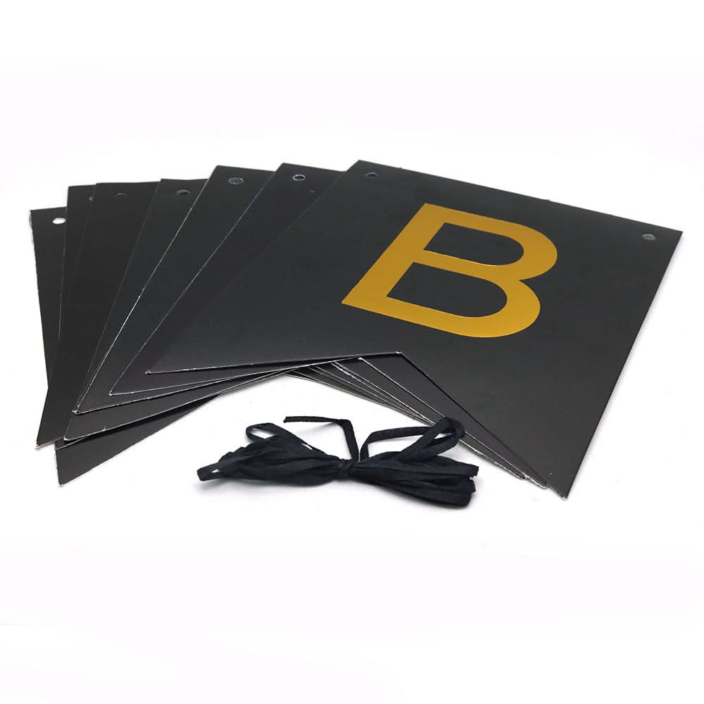 Bride To Be Bunting - Black, Home & Lifestyle, Decoration, Chase Value, Chase Value