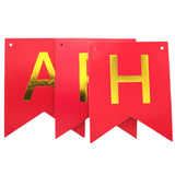 Happy Birthday Bunting - Red, Home & Lifestyle, Decoration, Chase Value, Chase Value