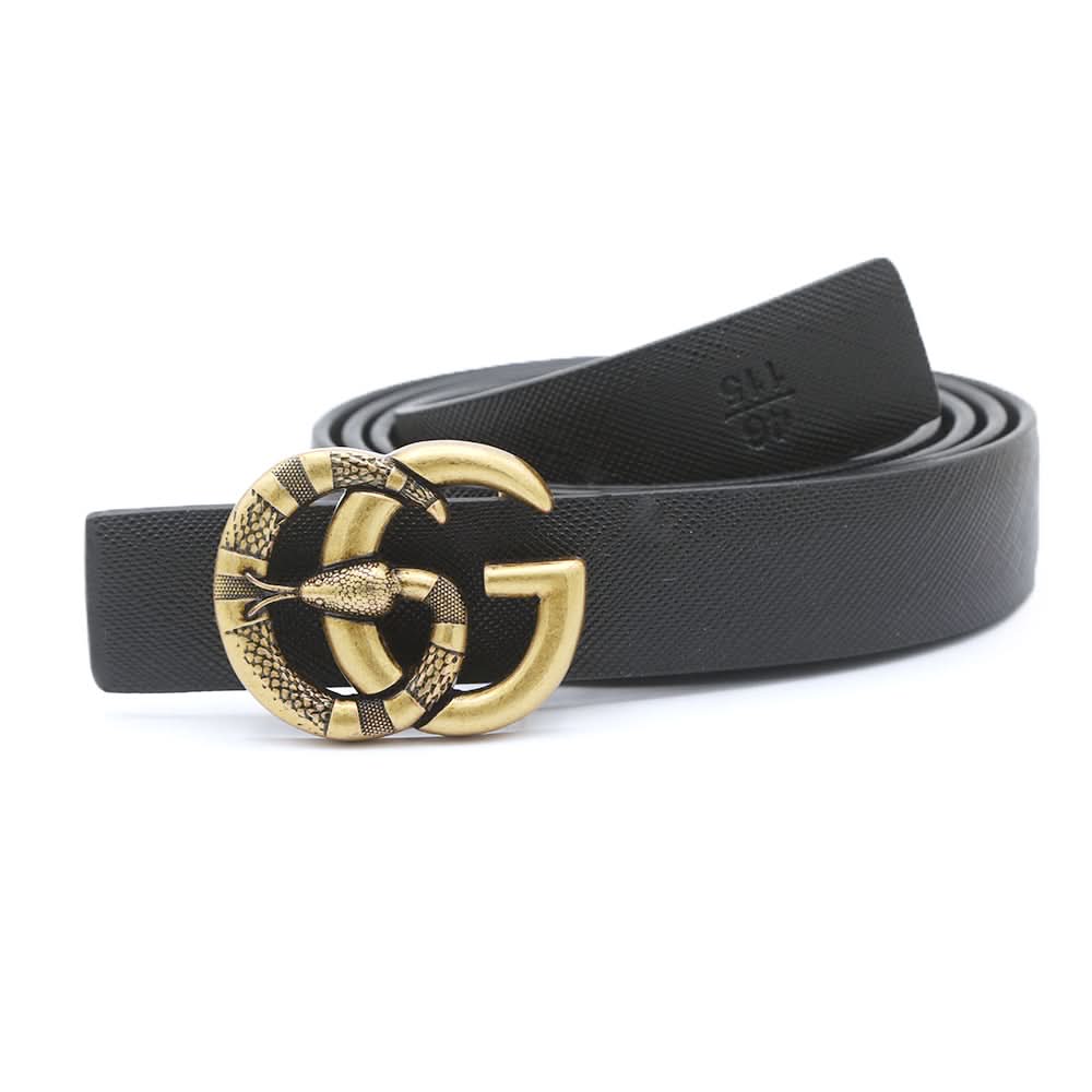 Women's Fancy 02 Side Belt - Black, Women, Belts, Chase Value, Chase Value
