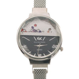 Women's Magnet Watch - Silver-Black, Women Watches, Chase Value, Chase Value