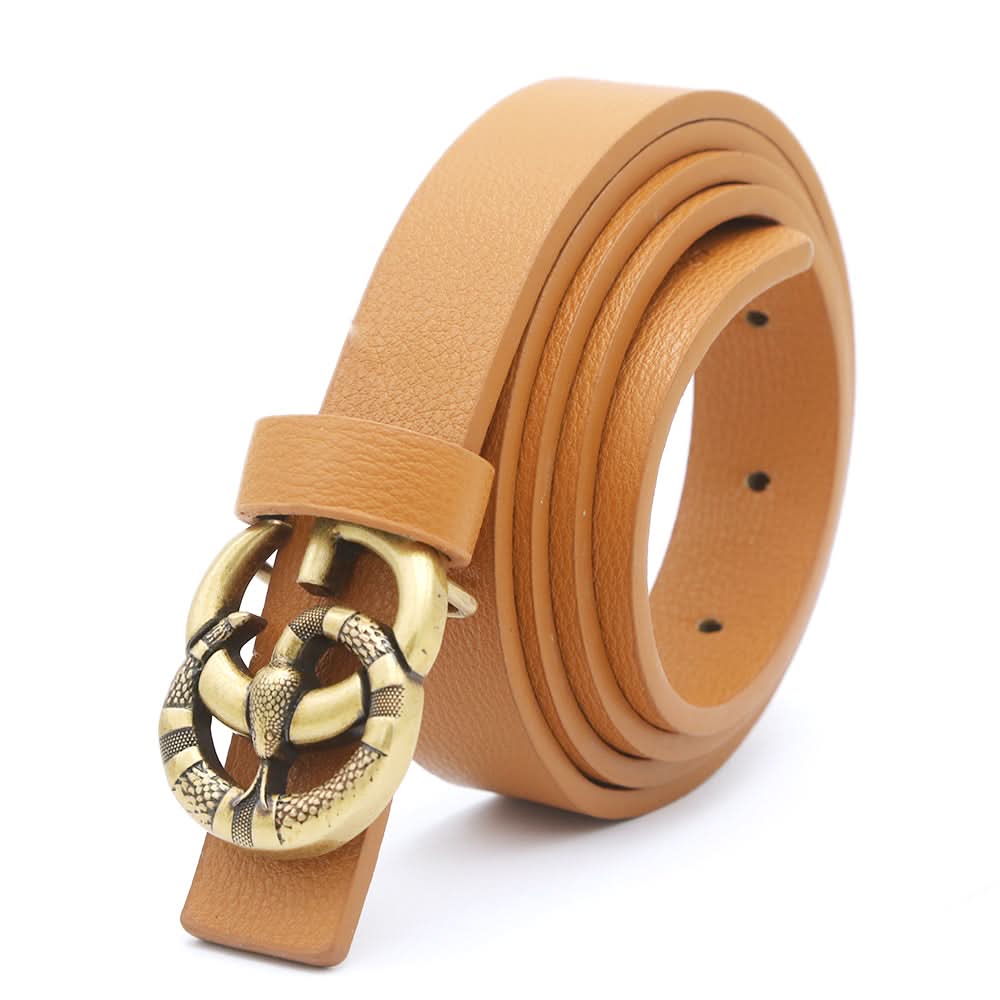Women's Fancy 02 Side Belt - Brown, Women, Belts, Chase Value, Chase Value