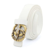 Women's Fancy 02 Side Belt - White, Women, Belts, Chase Value, Chase Value