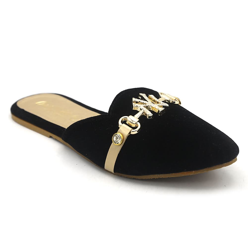 Women's Fancy Slippers R-207 - Black, Women, Slippers, Chase Value, Chase Value