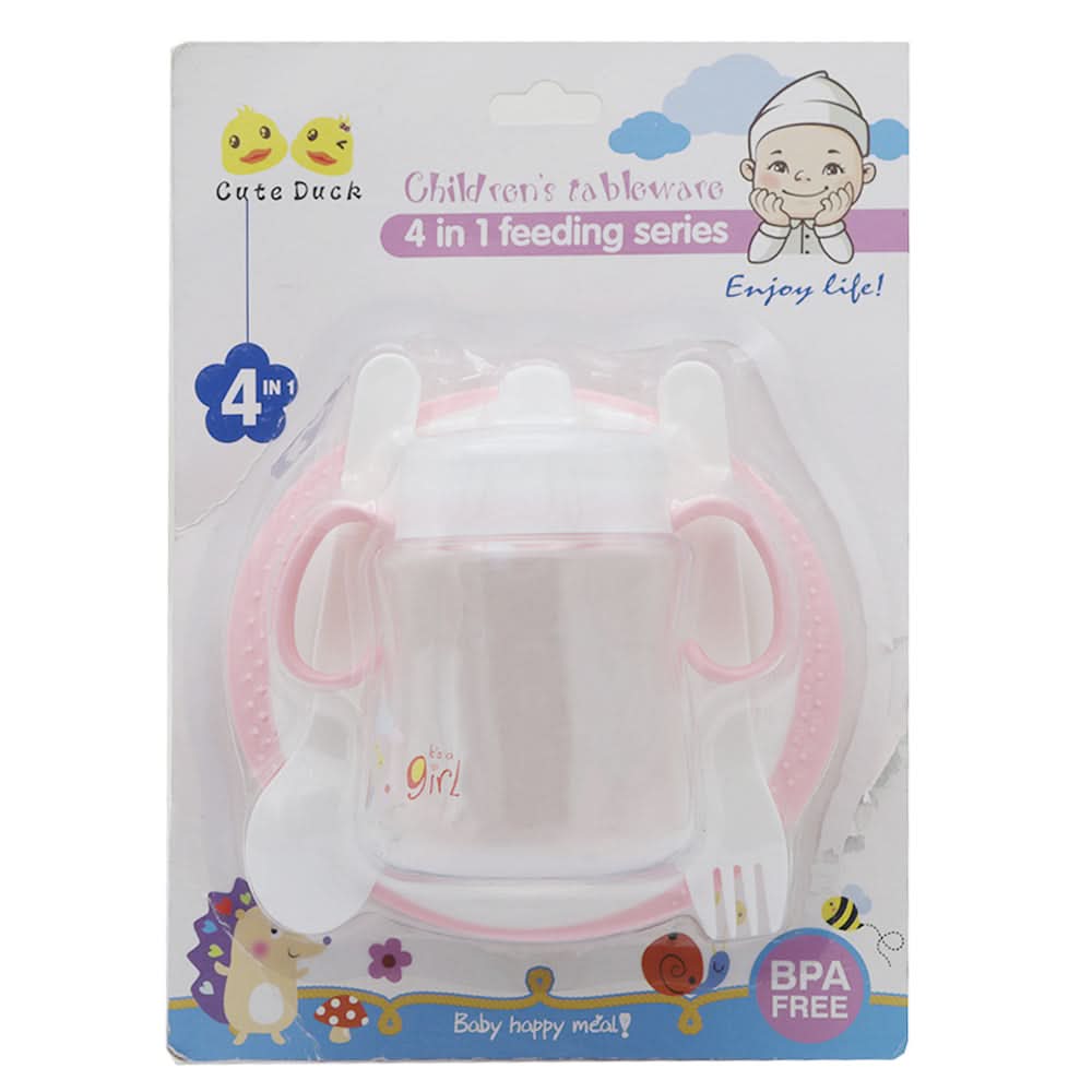 Baby 4 In 1 ACE - Pink, Kids, Feeding Supplies, Chase Value, Chase Value