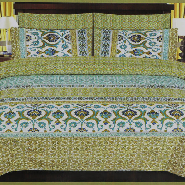Printed Cotton Double Bed Sheet - A17, Home & Lifestyle, Double Bed Sheet, Chase Value, Chase Value