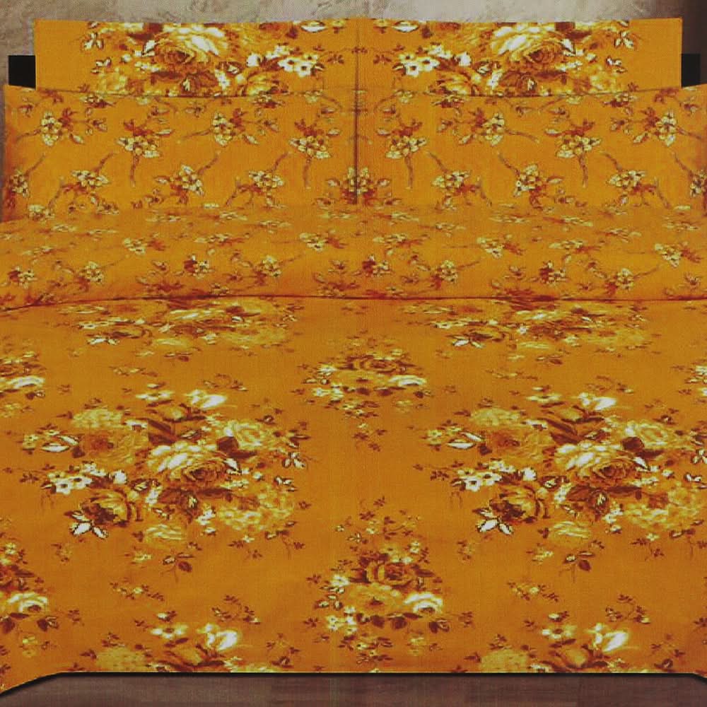 Printed Cotton Double Bed Sheet - A20, Home & Lifestyle, Double Bed Sheet, Chase Value, Chase Value