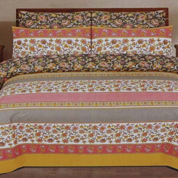 Printed Cotton Double Bed Sheet - A2, Home & Lifestyle, Double Bed Sheet, Chase Value, Chase Value