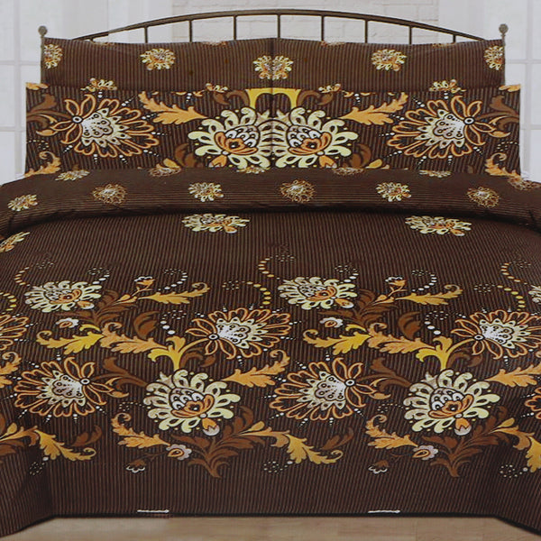 Printed Cotton Double Bed Sheet - A1, Home & Lifestyle, Double Bed Sheet, Chase Value, Chase Value