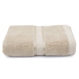 Terry Fancy Face Towel - Light Brown, Face Towels, Chase Value, Chase Value